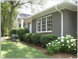 Painted brick on house exterior. 38 Marvelous Exterior Paint Color Ideas Red Brick House Paint Exterior Painted Brick Ranch Painted Brick House