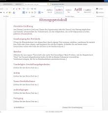 Protokoll vorlage pdf, word besprechungsprotokoll img. Klassisches Besprechungsprotokoll Wordvorlage De
