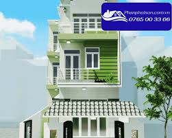 Bí Quyết Phối Màu Sơn Ngoại Thất Nhà Ống Cực Đẹp