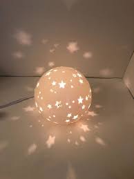 Ceramic Starry Globe Project Glowing Stars Nightlight Children Room Pillowfort Star Night Light Glow Stars Globe Projects