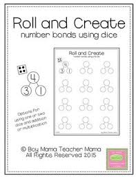 Roll And Create Number Bonds Number Bonds Math Numbers Teaching Math