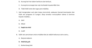 Soal uts semester 1 agama hindu kelas 5. Soal Uts Agama Islam Kelas 7 Semester 1 Kurikulum 2013