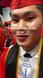 Paying to Fall at Graduation Billy