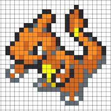 Charmeleon Sprite Perler Bead Pattern Pokemon Bead Pokemon Perler Beads Charmeleon Pokemon
