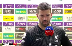 Alisson becker is a brazilian professional football player who plays in the position of goalkeeper. Epbjt9nk6zugym