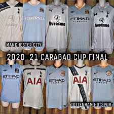 Pep guardiola's manchester city are gunning for their fourth carabao cup (another name for efl cup or the league cup) on the trot, having won the previous three editions. The 2021 Carabao Cup Final Is Set Manchester City Vs Tottenham Hotspur Footballshirts