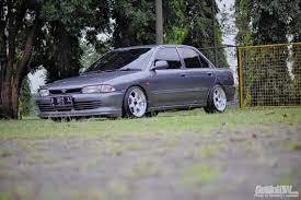 Stance On The Go Mitsubishi Lancer Glxi 95 Porsche 964 Mobil Mewah Porsche