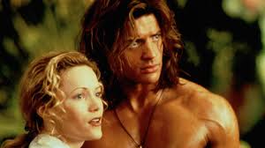 George grows up to be a buff and lovable klutz who has a rain forest full of animal friends: George Of The Jungle Star Brendan Fraser Looks Tot Brendan Fraser Shotoe