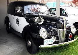 1940 Ford Deluxe Paddy Wagon Washington State Patrol Police Cars Old Police Cars Ford Police