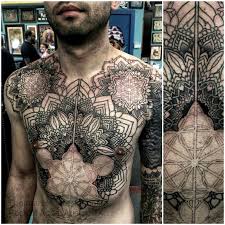 Chest Mandala Tattoo Men Mandala Tattoo Men Tattoos For Guys Tattoos