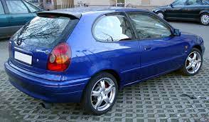 The corolla e110 was the eighth generation of cars sold by toyota under the corolla nameplate. File Toyota Corolla E110 Rear 20080215 Jpg Wikimedia Commons