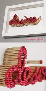 Odanızı renklendirecek kolay ve şahane oda dekoru videomuz sizlerle. Kibritlerden Dekoratif Duvar Susu Yapimi El Yapimi Pek Marifetli Dekorasyon Elisleri Yaratici Fikirler Yaratici