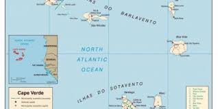 Kabu verdi) su mala otočna država na istoimenom otočju u sjevernom dijelu atlantskog oceana, oko 600 km od najzapadnijeg dijela afričke obale. Cabo Verde Kap Verde Karte Karten Cabo Verde Kap Verde Westafrika Afrika