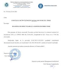 Înscrierea se face obligatoriu online facultatea de teatru / facultatea de film, începând cu data de 16 iulie 2021, până la data de 10 septembrie 2021 (ora 12:00). Bacalaureat Liceul Teologic Baptist Timisoara