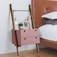 Table De Chevet Unique En Bois Massif In 2020 Unique Nightstand Solid Wood Bedside Tables Solid Wood Bedside