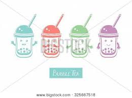 Download 945 boba tea cartoon stock illustrations, vectors & clipart for free or amazingly low rates! Set Cute Kawaii Vector Photo Free Trial Bigstock