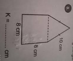 Pada bangun di atas terdiri dari persegi panjang dan segitiga samakaki. Tentukan Keliling Bangun Datar Gabungan Di Bawah Ini Jawabnya Menggunakan Cara Ya Kak Nanti Kalo Brainly Co Id