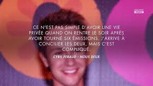 C'est en 2018 que son public apprenait pour la première fois qu'il n'était plus un coeur à prendre lors d'une rarissime interview à ce sujet pour le magazine nous. Cyril Feraud Discret Sur Sa Vie Privee Est Il En Couple Video Dailymotion