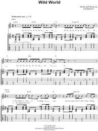 Check spelling or type a new query. Cat Stevens Wild World Guitar Tab In C Major Download Print Sku Mn0107679