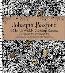 So we're pleased to present 2021 in august instead of december! Johanna Basford 2018 2019 16 Month Coloring Weekly Planner C Amazon De Basford Johanna Bucher