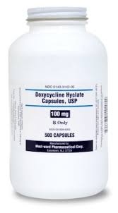 Doxycycline 100mg 500 Capsules