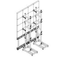 Off-ground LED Screen Display Stand 2*2m China Factory