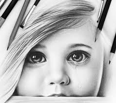 Child Face Drawing By Charles Laveso From Brazil No 1313 Face Drawing Pencil Drawings Of Girls Toddler Drawing