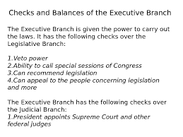 All legislative powers herein granted shall be vested in a congress of the united states, which shall consist of a senate and house of representatives. The System Of Checks And Balances The