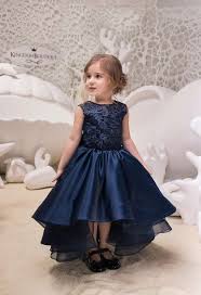 Navy Blue High Low Satin Flower Girl Dress Wedding Holiday Etsy Flower Girl Dresses Navy Flower Girl Dresses Blue Navy Blue Flower Girl Dresses