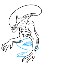 On my channel i help young artists develop their drawing skills by showing them how to. How To Draw A Xenomorph Alien Really Easy Drawing Tutorial