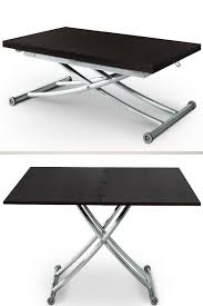 11 Tables Basses Relevables Pour Optimiser L Espace Du Salon Table Basse Transformable Table Basse Table Basse Jardin