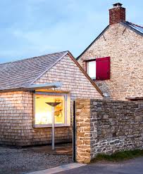 Green Building In Bretagne Heated By Pellet Stove By Mcz Architecture Maison Style Architecture Moderne