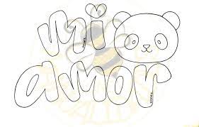 Estes moldes de letras são muito úteis! Molde Mi Amor Panda Para Imprimir Moldes De Letras Timoteo Letras De Burbujas Moldes De Letras