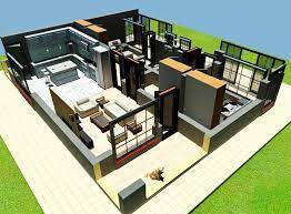 The design is ideal for those looking for a small family house on budget. 2 Bedroom House Plan For A Family In Kenya Muthurwa Com 2 Bedroom House Plans 20x30 House Plans Bedroom House Plans