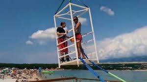 When you thought you know all beutifull beaches, just around corner you find another gem, then another, and yet another. Bungee Jumping Zrce Beach Novalja Hd Youtube