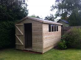 Jaxsunny 8 x 8 ft large outdoor storage shed, garden shed tool house w/ sliding doors, steel tool sheds for patio, backyard, lawn, with 4 vents & apex roof. 8 X 8ft Ultimate Tanalised Apex Shed 19mm Midlands Sheds Summer Houses
