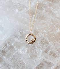 Circle Of Love Necklace Love Necklace Necklace Yellow Gold Setting