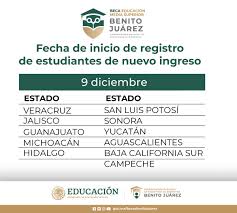 Maybe you would like to learn more about one of these? Becasbenito On Twitter Nformacion Media Superior Compartimos Los Calendarios Con Las Fechas De Inicio De Registro Para Estudiantes De Nuevo Ingreso Importante El Registro Unicamente Se Puede Realizar A Partir