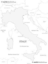 Outline Italy Map Italy Map Map Italy