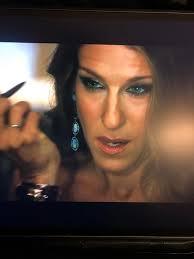 Im rewatching sex and the city movie 2 and I always thought Carrie looked  so creepy in this scene! It's meant to be like she's not herself and  feeling super sexy but