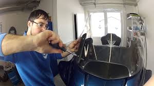 Bmw large windscreen with windshield holder set (tinted) f750gs. Anbau Windschild Bmw R1150rt Installation Windshield Windscreen Youtube