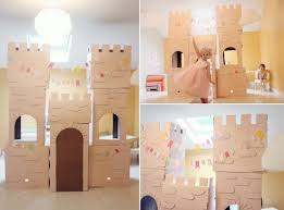 Aus Pappe Schloss Kinder Spielzimmer Basteln Diy Karton Kartonhaus Schloss Aus Karton