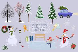 Here's how to make an ⁣easy winter wonderland scene with lights craft! Winter Wonderland Scene Creator By Dapper Dudell Thehungryjpeg Com