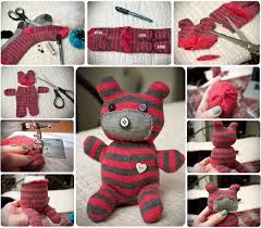 Sockenbar Diy Teddy Bear Diy Sock Toys Sock Doll