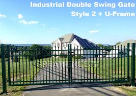 You should never install, or have installed on your property, a vehicular gate operator that does not carry the mark of an nrtl such as etl or ul. Aluminum Driveway Gates Double Swing Greatfence Com
