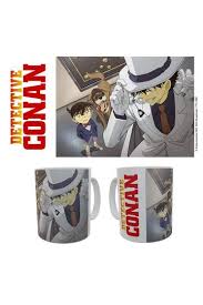 What does kid mean when he says he will steal with a kiss? Detective Conan Ceramic Mug Conan Kaito Kid