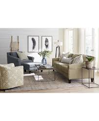 Do you prefer structured pieces or do you opt for looser and more comfortable items? Furniture Arold 43 Fabric Chair And A Half Created For Macy S Reviews Furniture Macy S