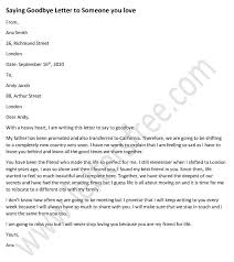 Saying Goodbye Letter To Someone You Love In 2020 Goodbye Letter Lettering Letter Example