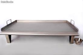 Utiliza directamente su superficie para elaborar tus recetas de forma sencilla. Planchas Asar Acero Inoxidable