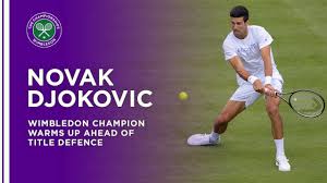 Novak djokovic began the 2021 tennis season on 2 february 2021, with the start of the atp cup. Novak Djokovic Practises Ahead Of Title Defence Wimbledon 2021 Youtube